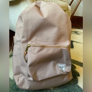 Herschel light pink backpack, good used condition.